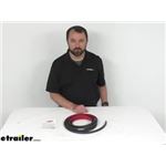 Review of Steele Rubber Trailer Door Parts - Rubber Medium Half Round Seal RV Trailer Doors - SR35ZR