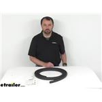Review of Steele Rubber Trailer Door Parts - Rubber Ribbed Hollow Bulb Seal RV Trailer - SR46ZR