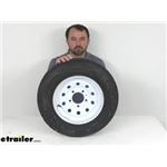 Review of Taskmaster Trailer Tires and Wheels - 5.30R12 LR C Radial 12" Wheel 5 On 4-1/2" - TA68RR