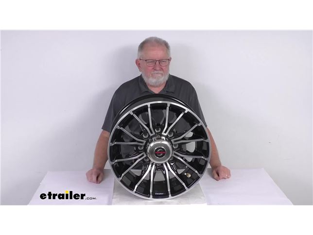 Aluminum Trinity Series Trailer Wheel - 17-1/2