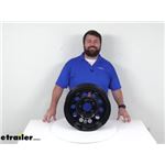 Review of Taskmaster Trailer Tires and Wheels - Black Steel Modular Trailer Wheel - TA27RR