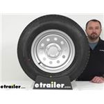 Review of Taskmaster Trailer Tires and Wheels - Provider ST20575R14 LR C Radial 14" Silver - TA55MR