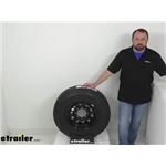 Review of Taskmaster Trailer Tires and Wheels - Provider ST235/80R16 16 Inch Vesper Mod - TA53MR