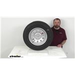 Checking Out the Rambler ST205/75R15 Radial Trailer Tire w/ 15" Vesper Silver Mod Wheel