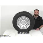 Review of Taskmaster Trailer Tires and Wheels - ST205/75R15 LR D Radial 15 Inch Mod Wheel - TA54GR