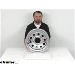 Review of Taskmaster Trailer Tires and Wheels - Vesper 15 x 5 Silver Steel Mod Offset - TA37RR