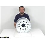 Review of Taskmaster Trailer Tires and Wheels - Vesper 15 x 6 White Steel Modular 6 - 5-1/2 - TA25FR