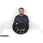 Review of Taskmaster Trailer Tires and Wheels - Vesper 16" x 6" Black Steel Mod 8 - 6-1/2 - TA77RR