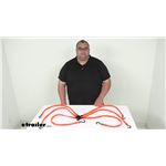 Review of The Perfect Bungee Bungee Cords - FlexWeb 6 Arm Bungee Cord Orange - TP48QR