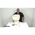Review of Thetford RV Toilets - Standard Height Round Bowl Parchment - TH97SE