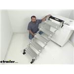 Review of TorkLift RV and Camper Steps - GlowStep Stow N Go Scissor Steps And Landing Gear - TLA7835
