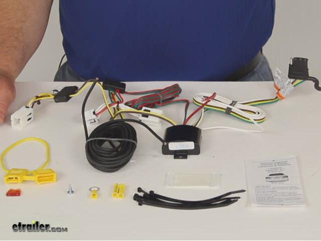 2019 Nissan Sentra T-One Vehicle Wiring Harness with 4-Pole Flat