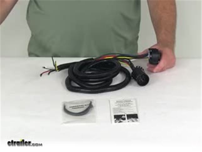 5th Wheel / Gooseneck Wiring Harness with 7-Way Plug Tow Ready Custom