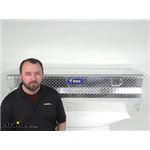 Review of UWS Truck Tool Box - Bright Aluminum Wedge Truck Bed Chest with Offset Lid - UWS01034