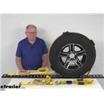 Review of etrailer E-Track - Wheel Tie Down Straps with Roller Idler  - e64PR