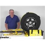 Review of etrailer E-Track - Wheel Tie Down Straps with Roller Idler and Bag - e62NR