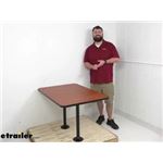 Review of etrailer RV Dinette Table - 36" x 30" Cherry Recessed Mount- 2 Leg - e27BR