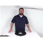Review of etrailer RV Slide Out Parts - 15 Foot Rubber Press On Hollow Bulb Seal with Ears - CS85VR