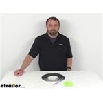 Review of etrailer Trailer Door Parts - Stick On Rubber Hollow Half Round Seal 15 Foot - CS42FR