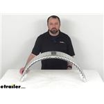 Review of etrailer Trailer Fenders - Replacement Aluminum Single Axle EZ Loader Trailer - HP23VR