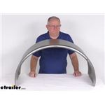 Review of etrailer Trailer Fenders - Single Axle Fender - HP66VR