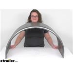 Review of etrailer Trailer Fenders - Single Axle Ribbed Steel - HP46FR