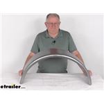 Review of etrailer Trailer Fenders - Slant Back Single Axle Fender - HP48VR