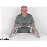 Review of etrailer Trailer Fenders - Slant Back Single Axle Trailer Fender - HP38VR