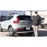 Installing the Curt Trailer Hitch Receiver on a 2024 Volvo XC40