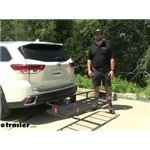 CURT  Hitch Cargo Carrier Review - 2018 Toyota Highlander