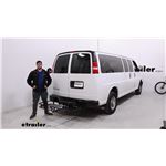 Play video Fit Test: Flint Hill Goods 19" x 53" Cargo Carrier on a 2022 Chevrolet Express Van
