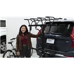 Play video Thule ReVert Bike Rack for 4 Bikes Review - 2023 Volvo XC90 - TH73VA