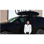 Play video Yakima CBX LG Rooftop Cargo Box Review - 2022 Chevrolet Tahoe - Y63QD