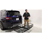 Play video Does it Fit? Testing the 24x60 etrailer Cargo Carrier for 2" Hitches on a 2023 Honda Pilot