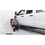 Aries Black Powder Coated Steel Round Nerf Bars Installation - 2015 Chevrolet Silverado 2500