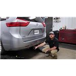 Curt T-Connector Vehicle Wiring Harness Installation - 2015 Toyota Sienna