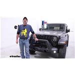 A Closer Look at the Aries TrailChaser Front Bumper with LED Lights on a 2021 Jeep Wrangler Unlimite