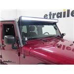 Aries 50 inch Double-Row LED Light Bar Installation - 2014 Jeep Wrangler Unlimited