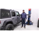 Aries Rocker Steps with Custom Kit Installation - 2018 Jeep JL Wrangler Unlimited