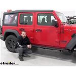 Aries Rocker Steps with Custom Kit Installation - 2022 Jeep Wrangler Unlimited