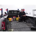 B and W Underbed Gooseneck Trailer Hitch Ball and Safety Chain Kit Installation - 2019 Ram 3500