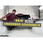 B and W Turnoverball Underbed Gooseneck Trailer Hitch Installation - 2022 Ram ProMaster 2500
