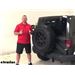 Bestop HighRock Jeep 4x4 Rear Bumper Hitch and Spare Tire Carrier Installation - 2016 Jeep Wrangler