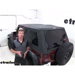 Bestop Trektop NX Glide Soft Top Installation - 2014 Jeep Wrangler