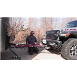 Play video How to Install the Blue Ox Alpha 2 Non-Binding Tow Bar on a 2022 Jeep Wrangler Unlimited