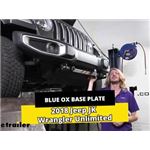 Blue Ox Base Plate Kit Installation - 2018 Jeep JK Wrangler Unlimited