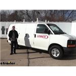 Buyers Products Van Ladder Rack Installation - 2015 Chevrolet Express Van