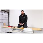 How to Install the Camco RV or Trailer Manual Roof Vent - Enclosed Trailer