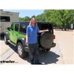 Classic Accessories Universal Fit Spare Tire Cover Review  - 2018 Jeep JL Wrangler Unlimited