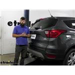 Curt T-Connector Vehicle Wiring Harness Installation - 2019 Ford Escape